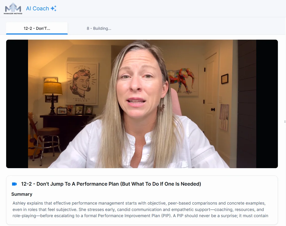 Reinforcement of core concepts